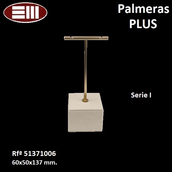 Palm tree earrings series "I" 60x50x137 mm.
