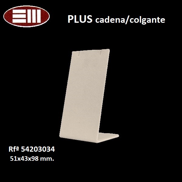 Exp. PLUS cadena/colgante, serie A 51x43x98 mm.