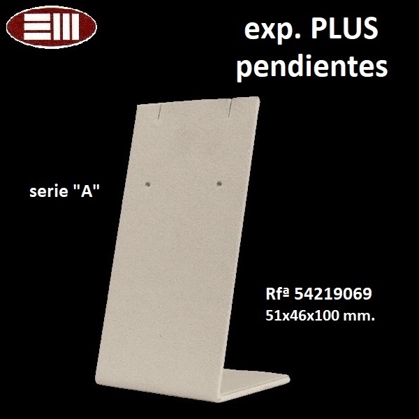 Exp. PLUS earrings (with pressure) 51x46x100 mm.