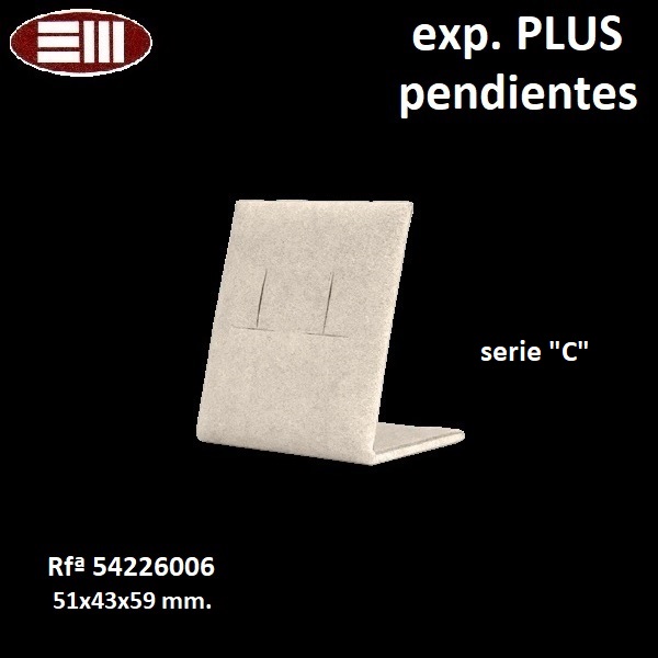 Exp. PLUS pendientes (c. omega) 51x43x59 mm.