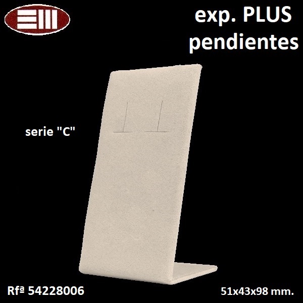 Exp. PLUS pendientes (c. omega) 51x43x98 mm.