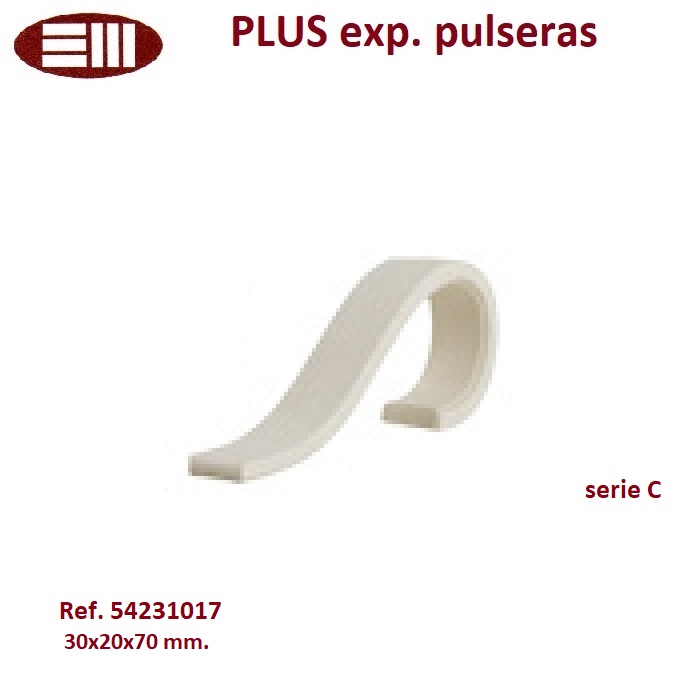 Expositor PLUS pulsera extendida Ω 30x20x170 mm.