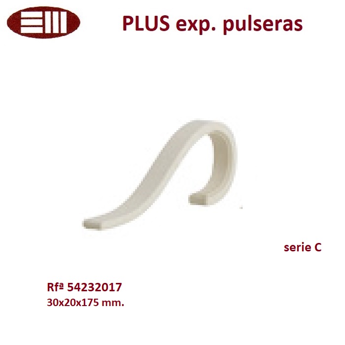 Expositor PLUS pulsera extendida Ω 30x20x175 mm.
