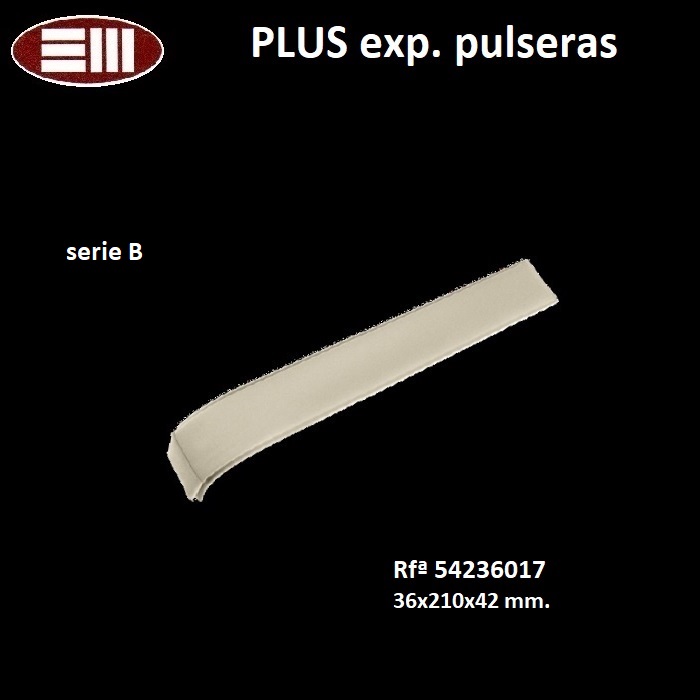PLUS display extended bracelet 36X210X42 mm.