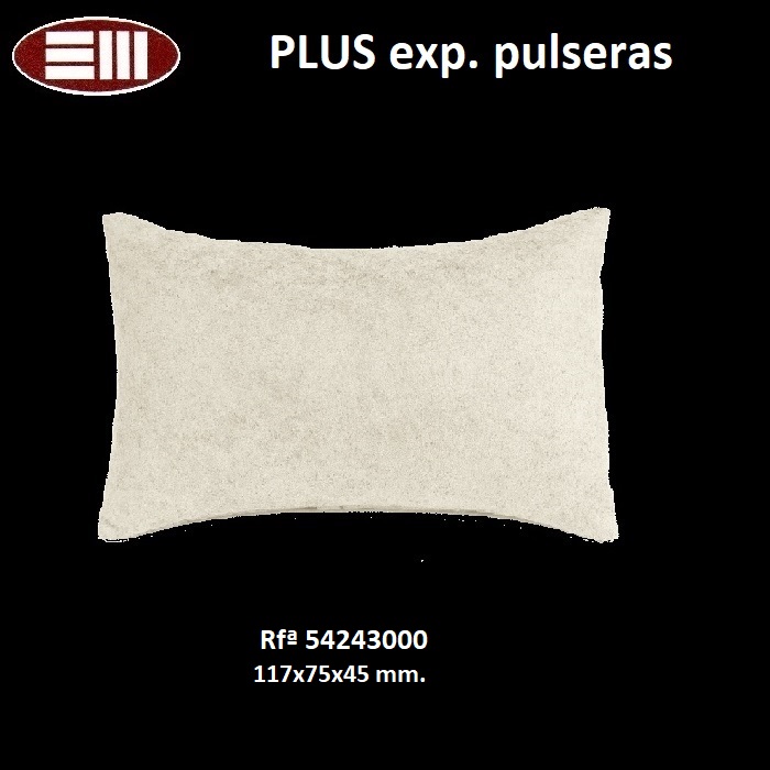 Expositor PLUS cojín pulseras 117x75x45 mm.