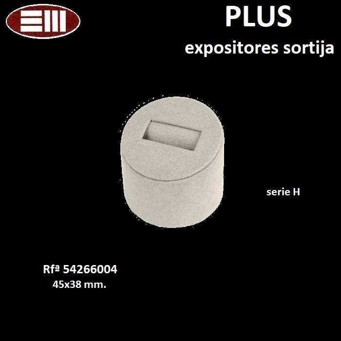 Expositor PLUS sortija labial, cilindro 0/45x38 mm.