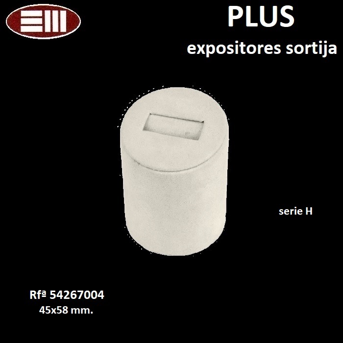Expositor PLUS cilindro sortija labial 45x58 mm.