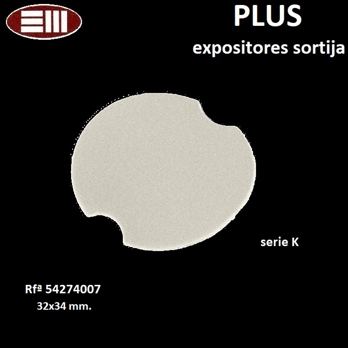 Expositor PLUS disco sortija 32x34 mm.