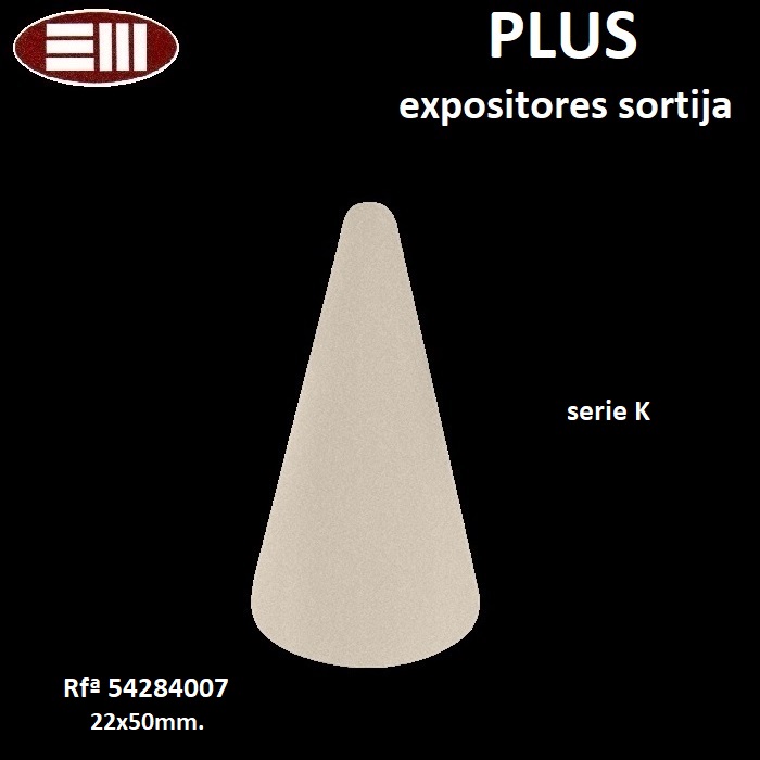 PLUS cone ring display 22X50 mm.