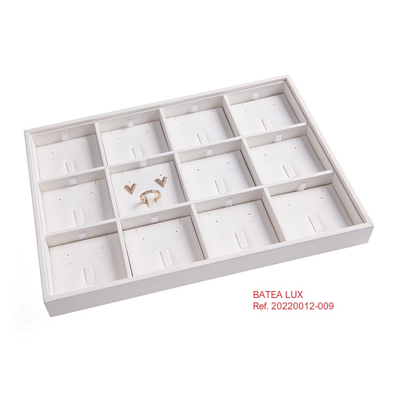 Batea Lux 12 juegos pendientes y sortija 315x225x30 mm.