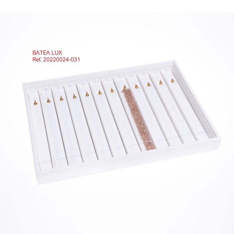 Batea Lux 12 divisiones pulseras 315x225x30 mm.