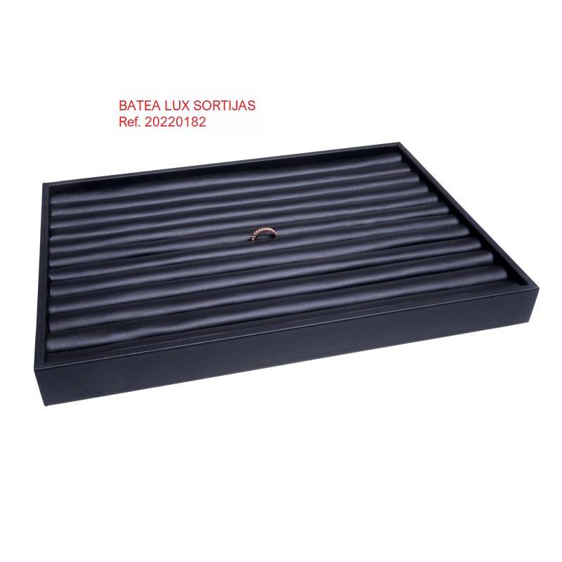 Batea Lux 11 rulos sortijas 315x225x30 mm.