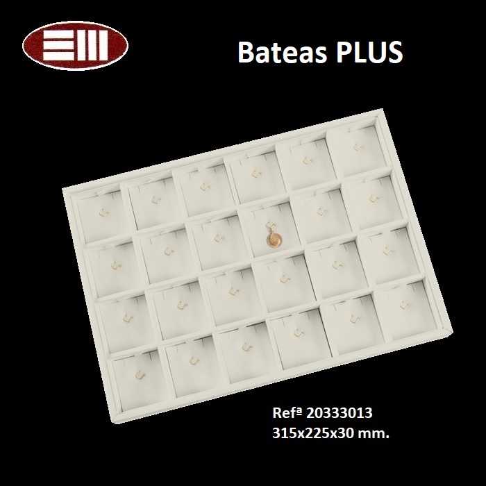 Batea Plus 24 pendants + chain 315x225x30mm.
