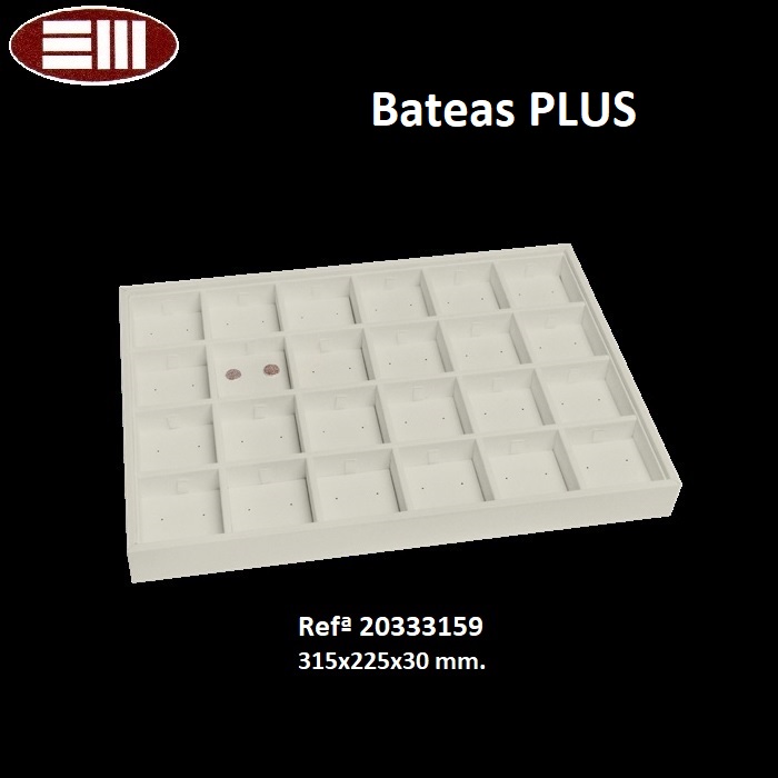 Batea Plus 24 pairs pressure earrings 315x225x30 mm.