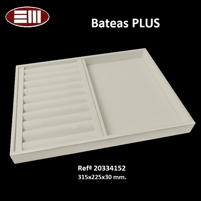 Batea Plus mix. rulos sortija + universal 315x225x30mm.
