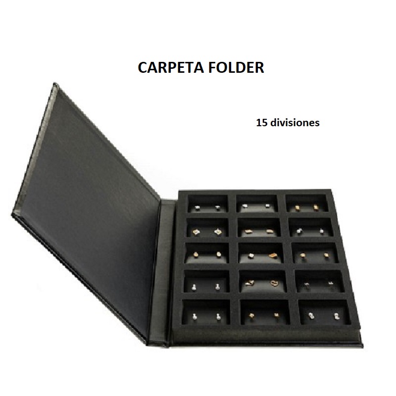 Muestrario Folder 15 p.pendientes omega H 240x175 mm.