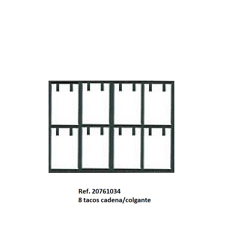 Muestrario Folder 8 cadenas/colgante 240x175 mm.