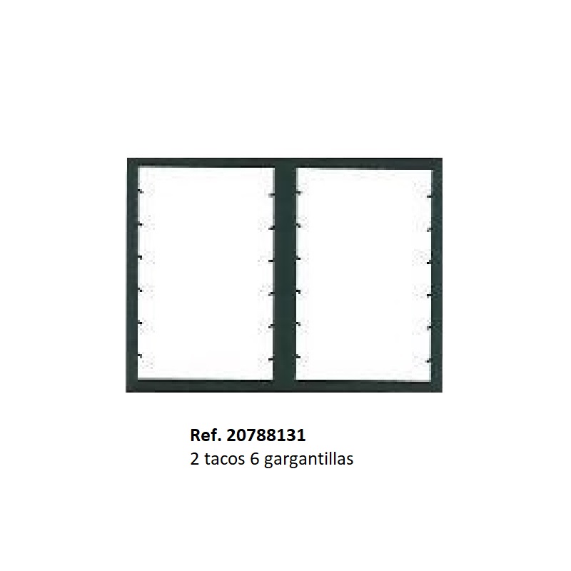 Muestrario Folder 12 cadenas (6+6) 240x175 mm.